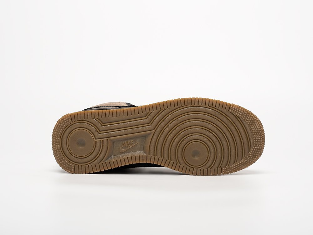 Nike Air Force 1 Mid WMNS серые замша женские (AR33171) - фото 5 Nike Air Force 1 Mid WMNS серые замша женские (AR33171) - фото 5