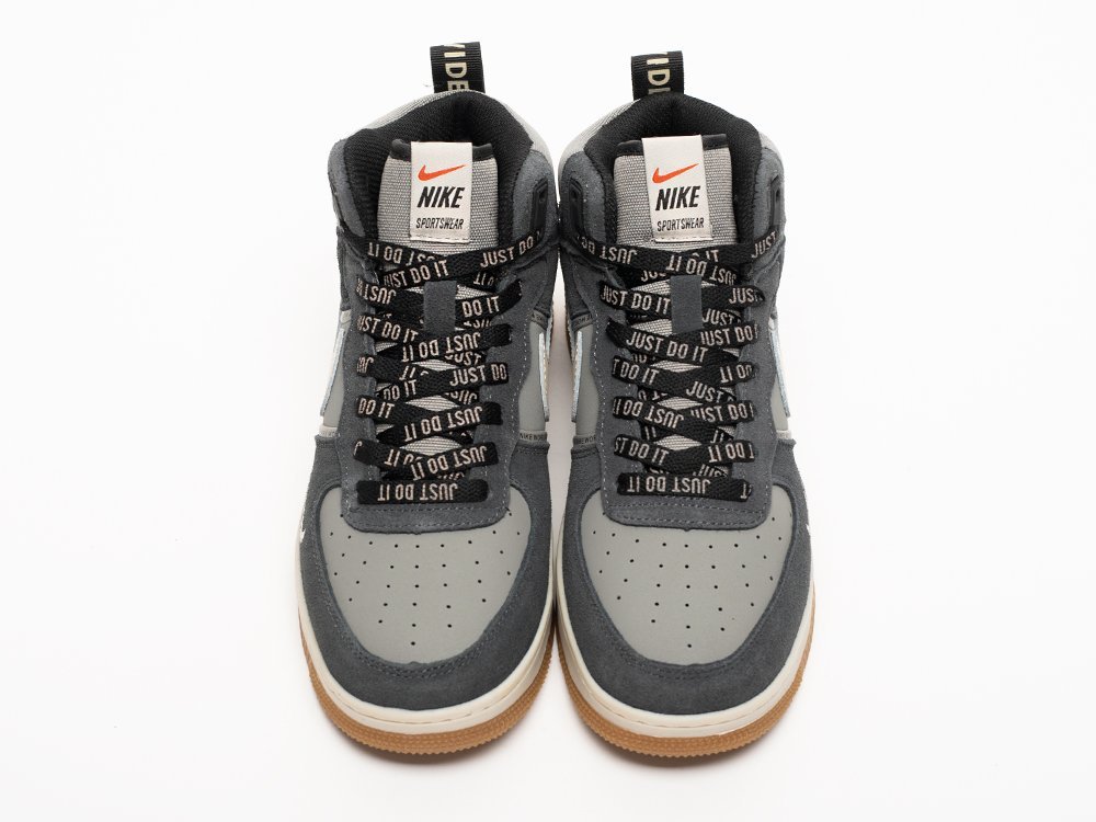 Nike Air Force 1 Mid WMNS черные замша женские (AR33172) - фото 6 Nike Air Force 1 Mid WMNS черные замша женские (AR33172) - фото 6