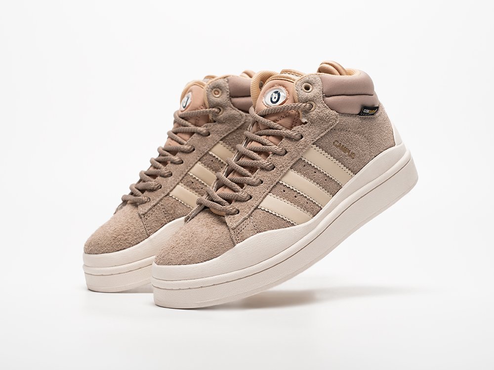 Adidas Bad Bunny x Campus Light High WMNS коричневые замша женские (AR33199) - фото 2