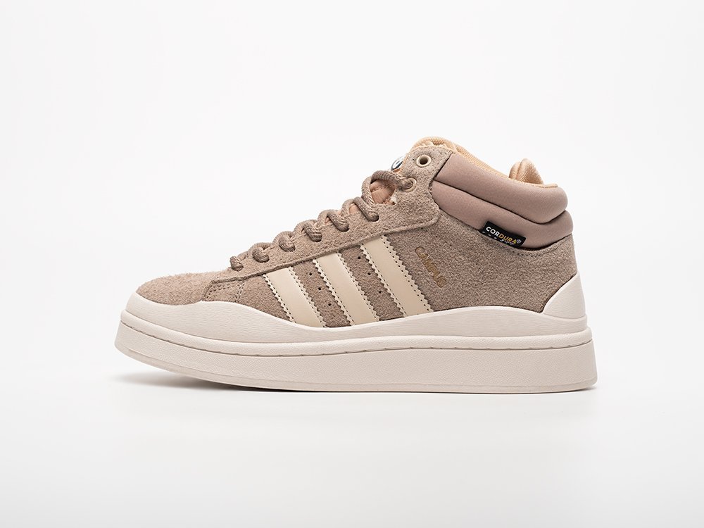 Adidas Bad Bunny x Campus Light High WMNS коричневые замша женские (AR33199) - фото 1