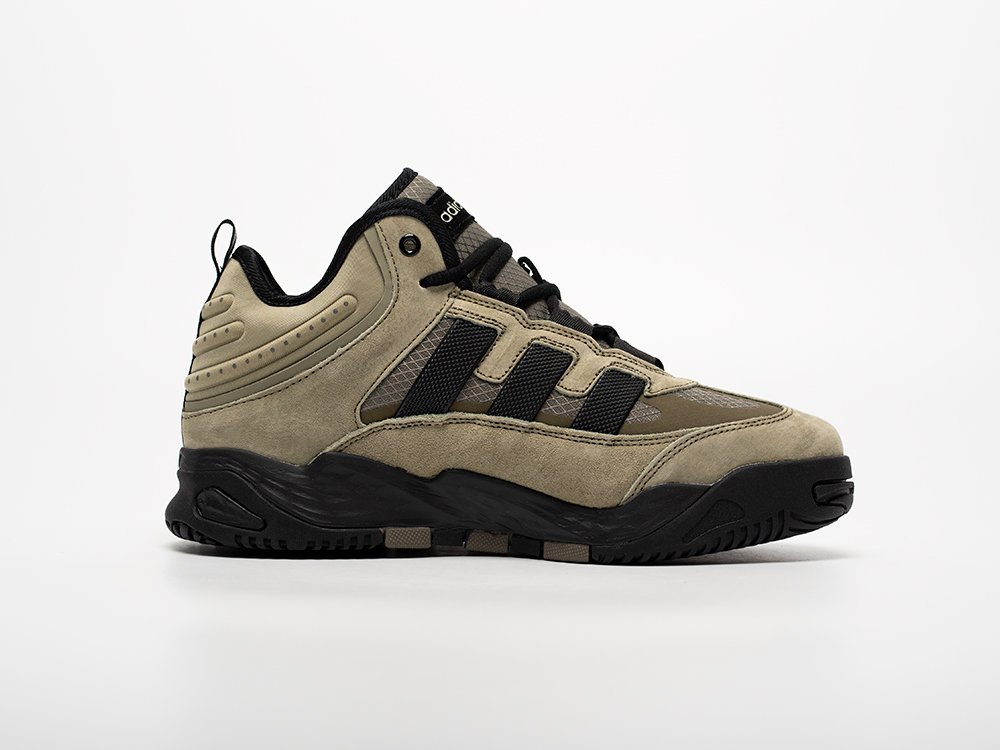 Adidas Niteball Hi серые замша мужские (AR33231) - фото 3 Adidas Niteball Hi серые замша мужские (AR33231) - фото 3