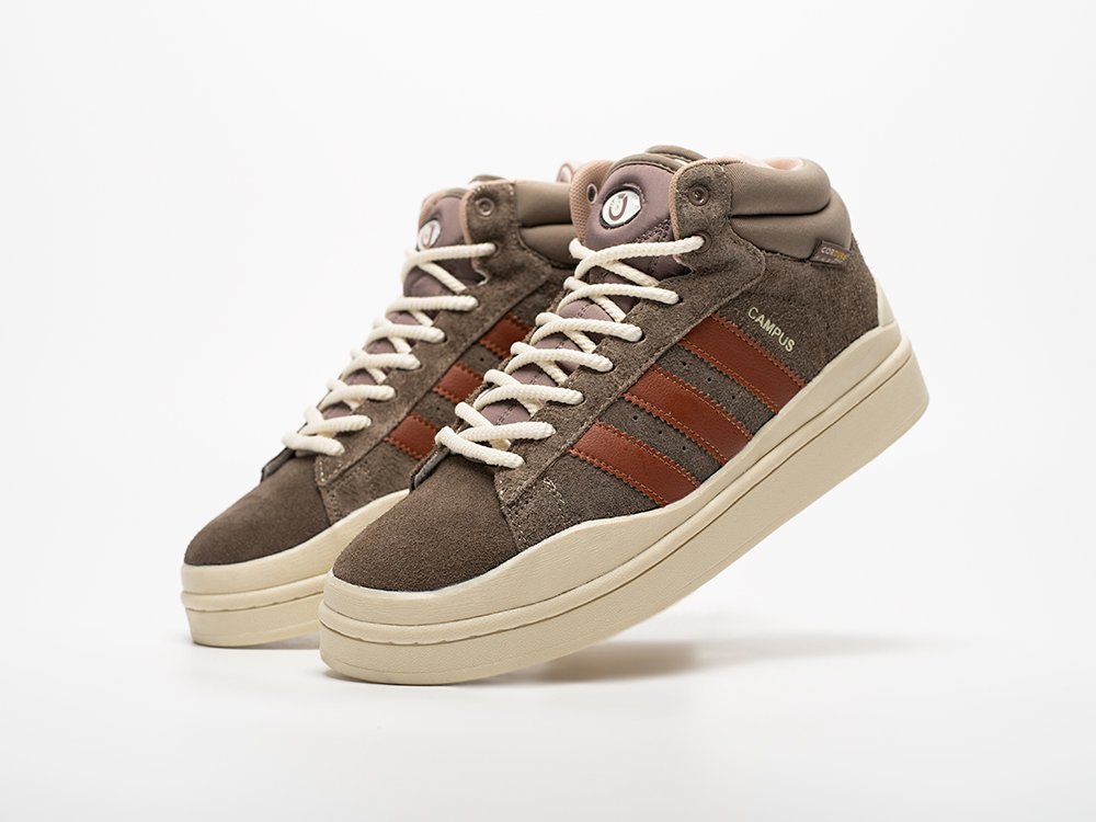 Adidas Bad Bunny x Campus Light High серые замша мужские (AR33237) - фото 2 Adidas Bad Bunny x Campus Light High серые замша мужские (AR33237) - фото 2