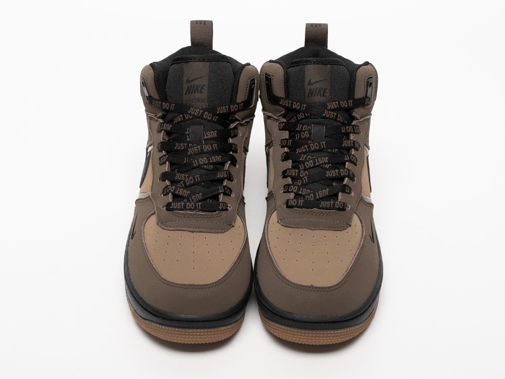 Nike Air Force 1 Mid коричневые кожа мужские (AR33239) - фото 6 Nike Air Force 1 Mid коричневые кожа мужские (AR33239) - фото 6