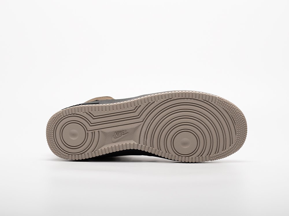 Nike Air Force 1 Mid бежевые кожа мужские (AR33241) - фото 5 Nike Air Force 1 Mid бежевые кожа мужские (AR33241) - фото 5