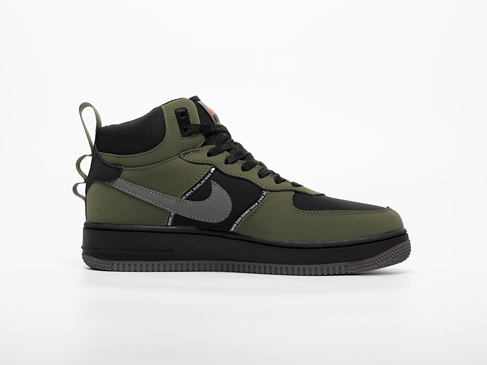 Nike Air Force 1 Mid зеленые кожа мужские (AR33243) - фото 3