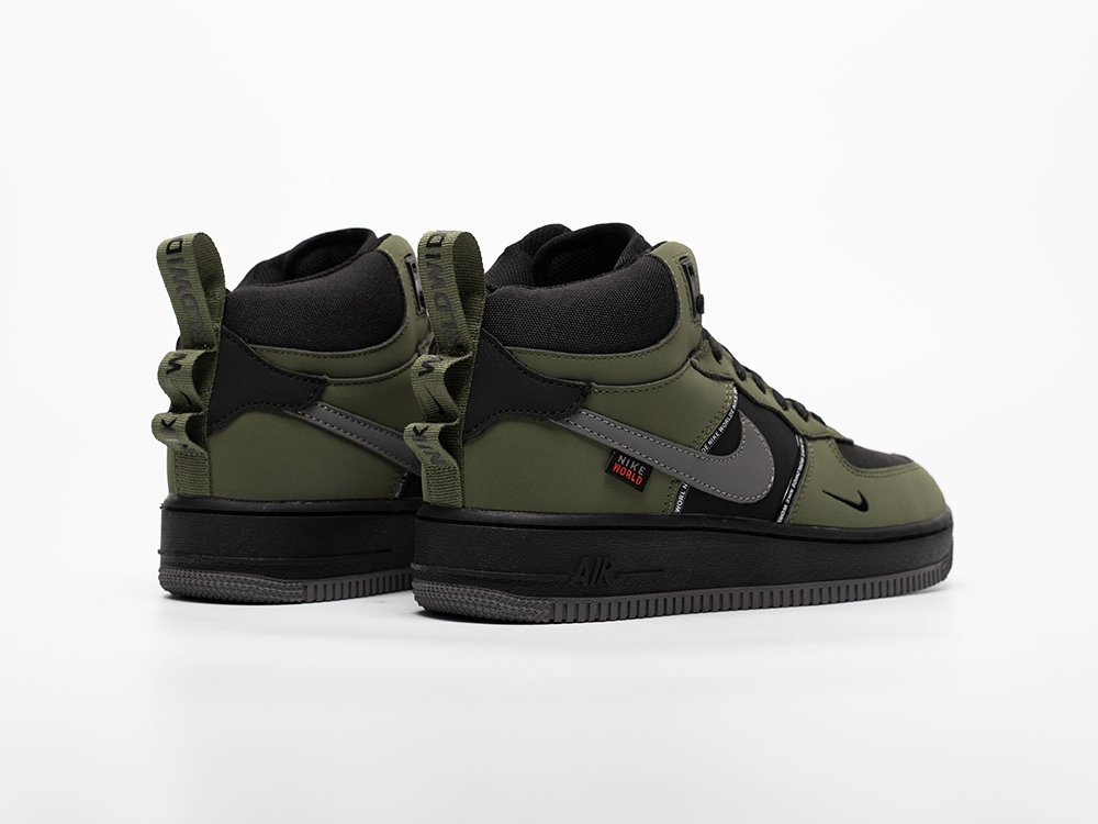 Nike Air Force 1 Mid зеленые кожа мужские (AR33243) - фото 4