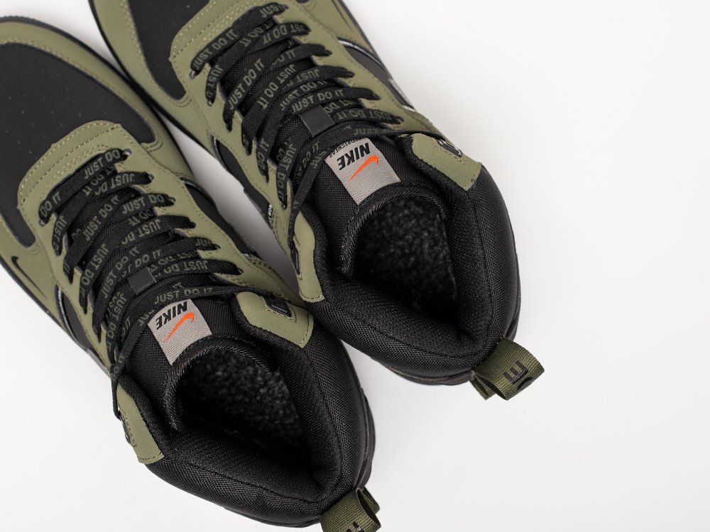 Nike Air Force 1 Mid зеленые кожа мужские (AR33243) - фото 8 Nike Air Force 1 Mid зеленые кожа мужские (AR33243) - фото 8