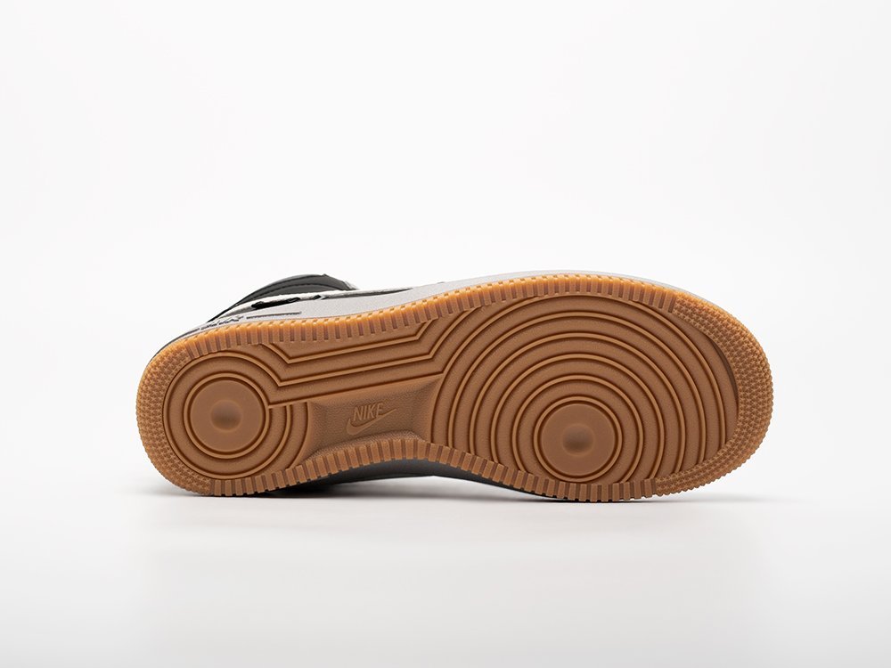 Nike Air Force 1 Mid черные кожа мужские (AR33244) - фото 5 Nike Air Force 1 Mid черные кожа мужские (AR33244) - фото 5