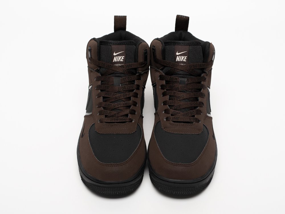 Nike Air Force 1 Mid коричневые кожа мужские (AR33245) - фото 6 Nike Air Force 1 Mid коричневые кожа мужские (AR33245) - фото 6