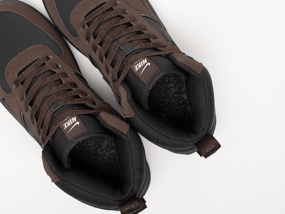 Nike Air Force 1 Mid коричневые кожа мужские (AR33245) - фото 8 Nike Air Force 1 Mid коричневые кожа мужские (AR33245) - фото 8