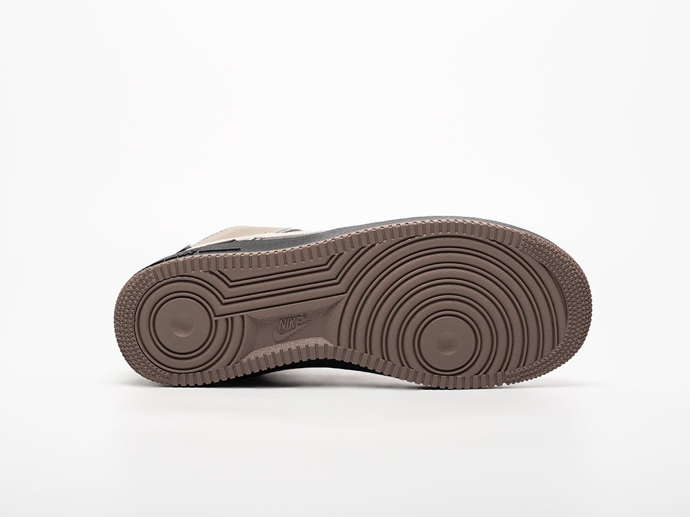 Nike Air Force 1 Mid бежевые кожа мужские (AR33246) - фото 5 Nike Air Force 1 Mid бежевые кожа мужские (AR33246) - фото 5