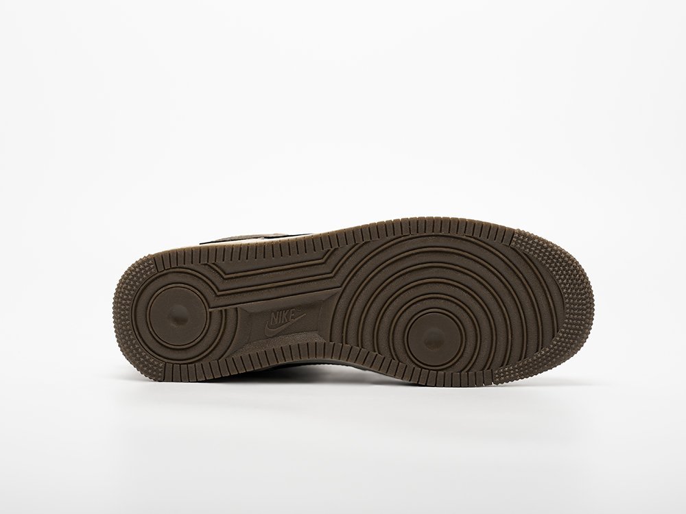 Nike Air Force 1 Mid коричневые кожа мужские (AR33252) - фото 5 Nike Air Force 1 Mid коричневые кожа мужские (AR33252) - фото 5