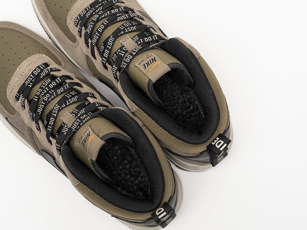 Nike Air Force 1 Mid коричневые кожа мужские (AR33252) - фото 8 Nike Air Force 1 Mid коричневые кожа мужские (AR33252) - фото 8