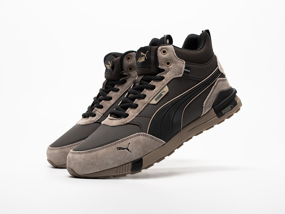 Puma Graviton Mid коричневые кожа мужские (AR33257) - фото 2 Puma Graviton Mid коричневые кожа мужские (AR33257) - фото 2