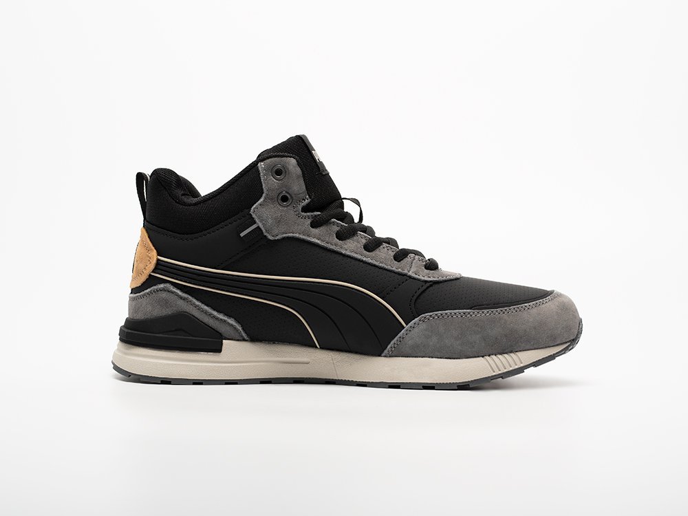 Puma Graviton Mid черные кожа мужские (AR33258) - фото 3 Puma Graviton Mid черные кожа мужские (AR33258) - фото 3