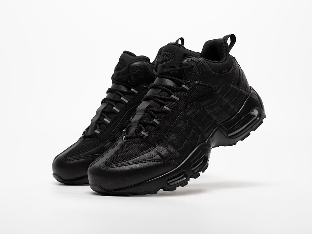 Nike Air Max 95 Sneakerboot черные кожа мужские (AR33282) - фото 2 Nike Air Max 95 Sneakerboot черные кожа мужские (AR33282) - фото 2