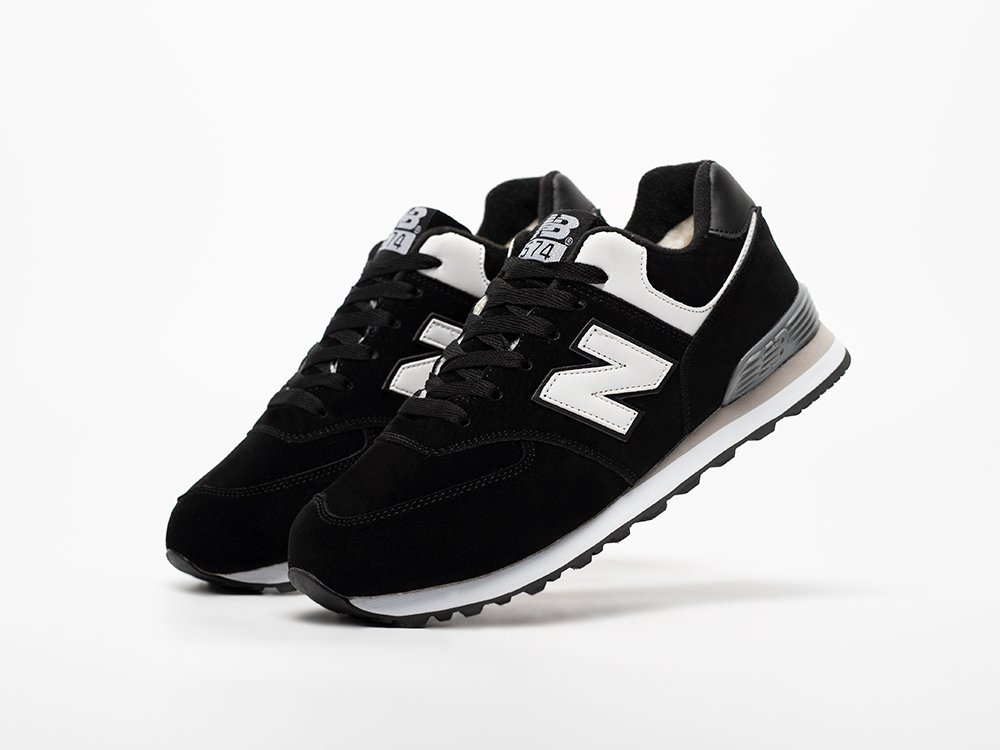 New Balance 574 WMNS черные замша женские (AR33296) - фото 2 New Balance 574 WMNS черные замша женские (AR33296) - фото 2