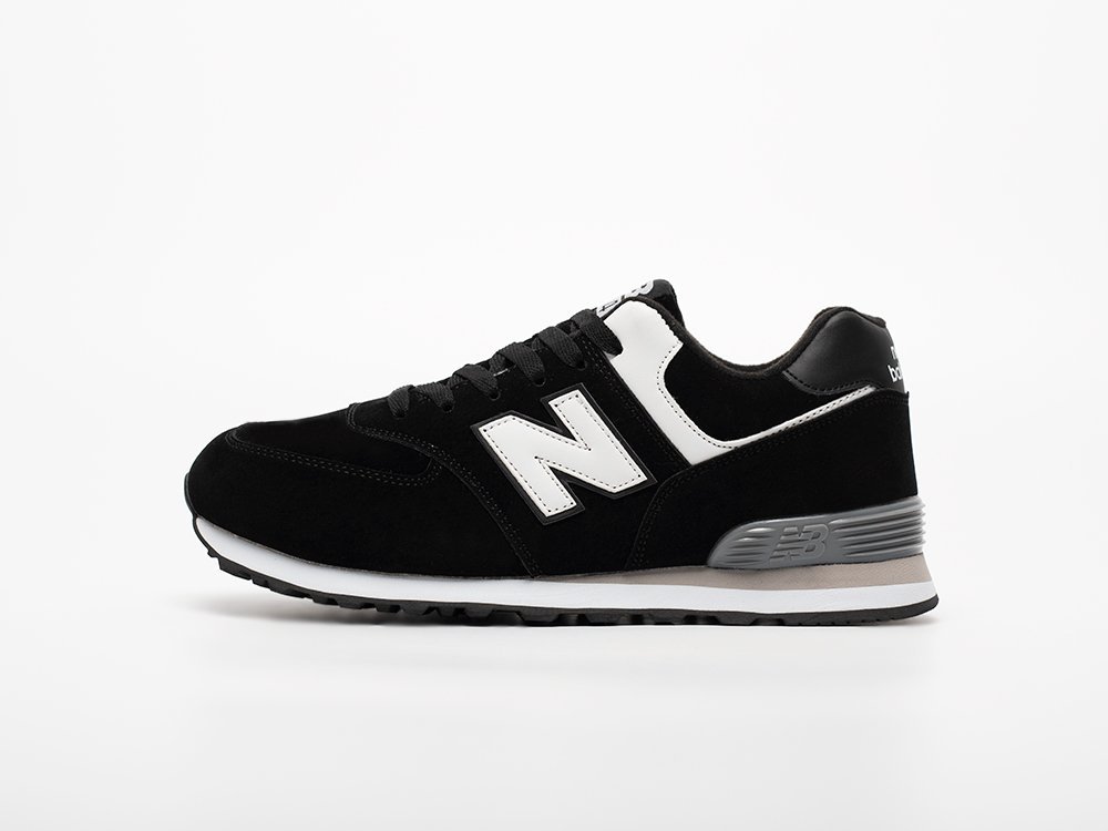 New Balance 574 WMNS черные замша женские (AR33296) - фото 1 New Balance 574 WMNS черные замша женские (AR33296) - фото 1