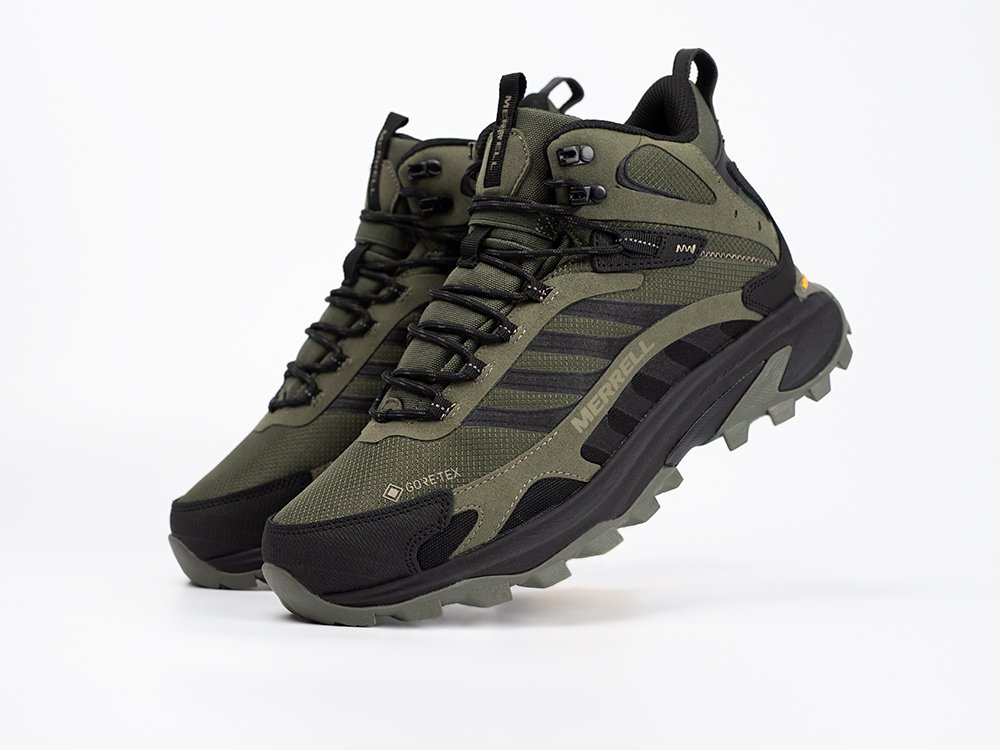 Merrell Moab Speed 2 Mid зеленые текстиль мужские (AR33325) - фото 2