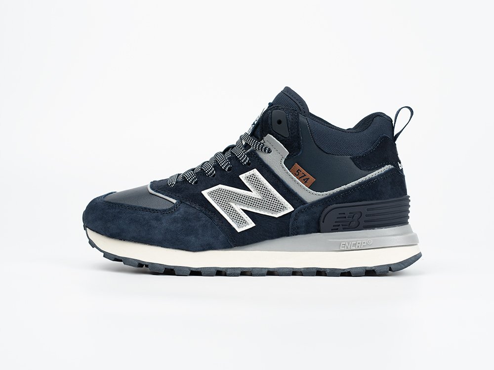 New Balance 574 Mid x Stone Island WMNS синие замша женские (AR33331) - фото 1 New Balance 574 Mid x Stone Island WMNS синие замша женские (AR33331) - фото 1