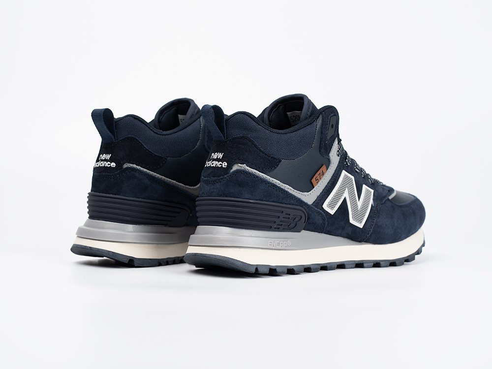 New Balance 574 Mid x Stone Island WMNS синие замша женские (AR33331) - фото 3 New Balance 574 Mid x Stone Island WMNS синие замша женские (AR33331) - фото 3