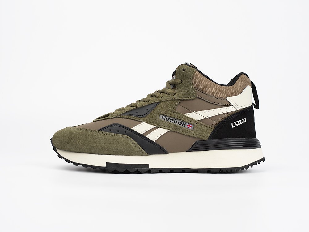 Reebok LX 2200 зеленые замша мужские (AR33336) - фото 1 Reebok LX 2200 зеленые замша мужские (AR33336) - фото 1