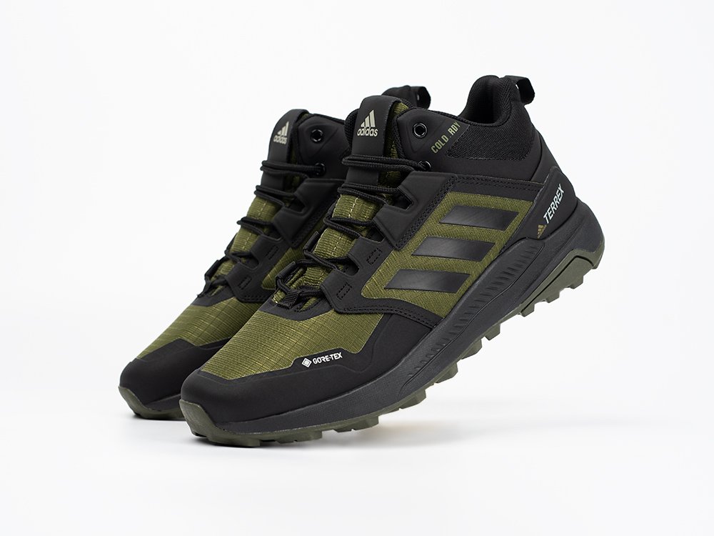 Adidas Terrex Trailmaker Mid зеленые текстиль мужские (AR33340) - фото 2 Adidas Terrex Trailmaker Mid зеленые текстиль мужские (AR33340) - фото 2