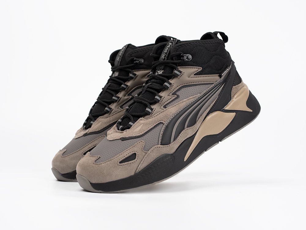Puma RS-X Hi коричневые замша мужские (AR33342) - фото 2 Puma RS-X Hi коричневые замша мужские (AR33342) - фото 2