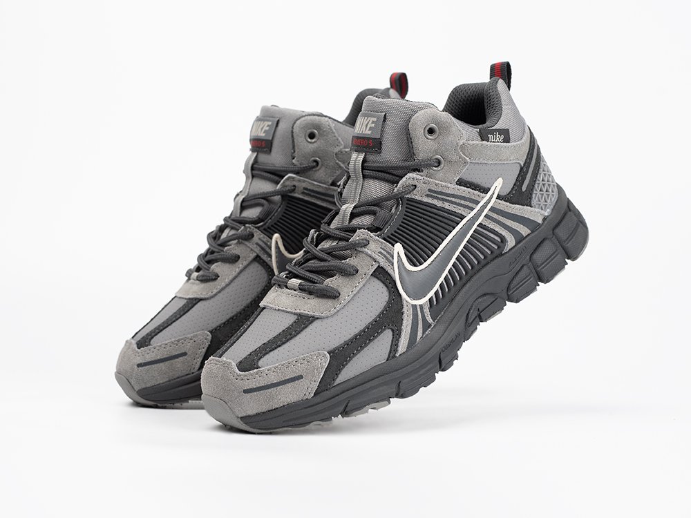 Nike Air Zoom Vomero 5 Mid серые текстиль мужские (AR33344) - фото 2 Nike Air Zoom Vomero 5 Mid серые текстиль мужские (AR33344) - фото 2
