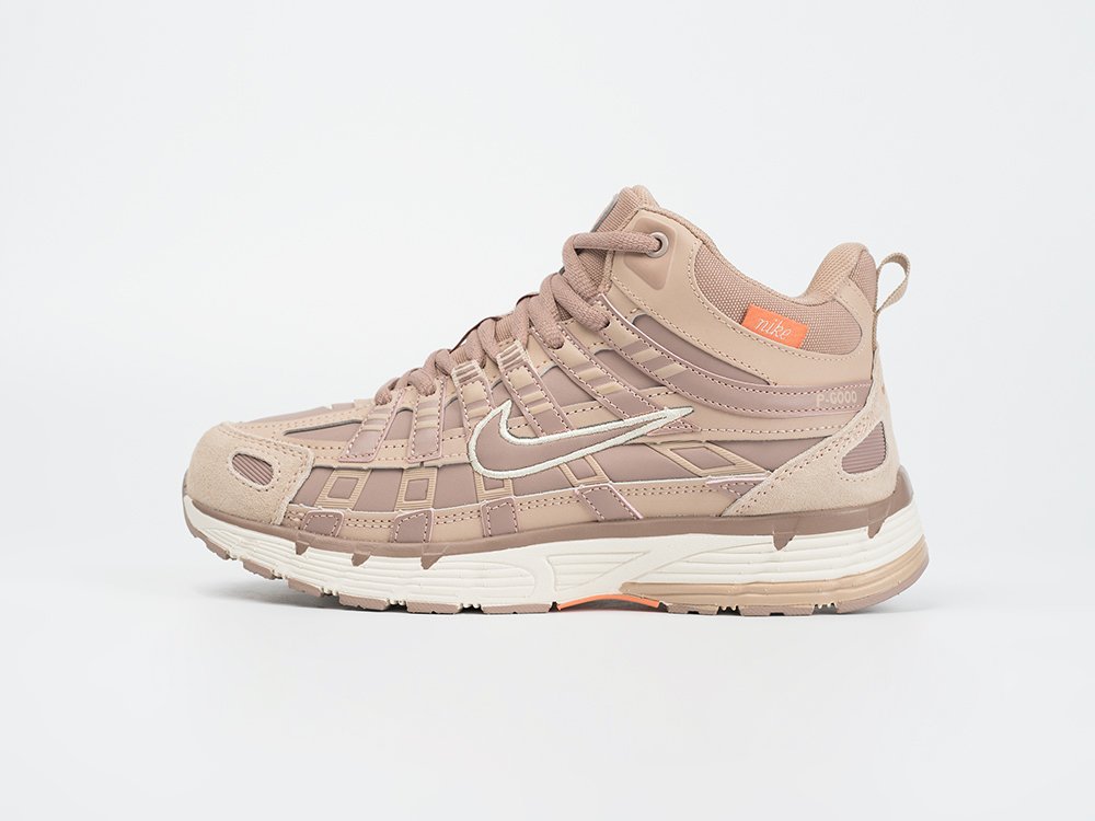 Nike P-6000 High WMNS бежевые текстиль женские (AR33367) - фото 1