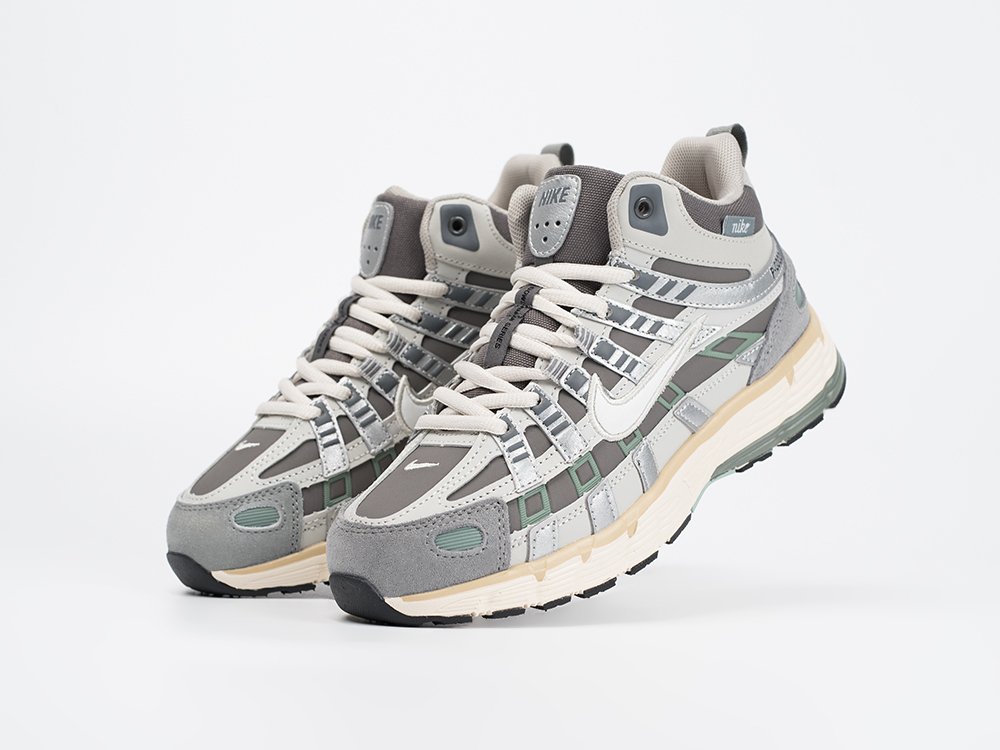 Nike P-6000 High WMNS серые текстиль женские (AR33368) - фото 2