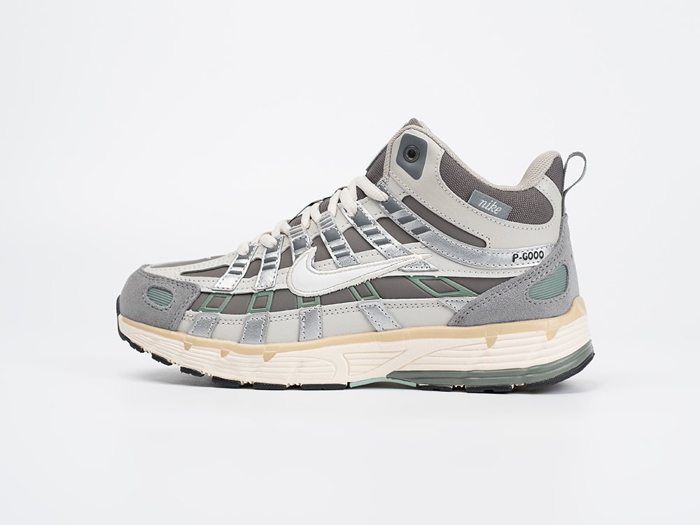 Nike P-6000 High WMNS серые текстиль женские (AR33368) - фото 1