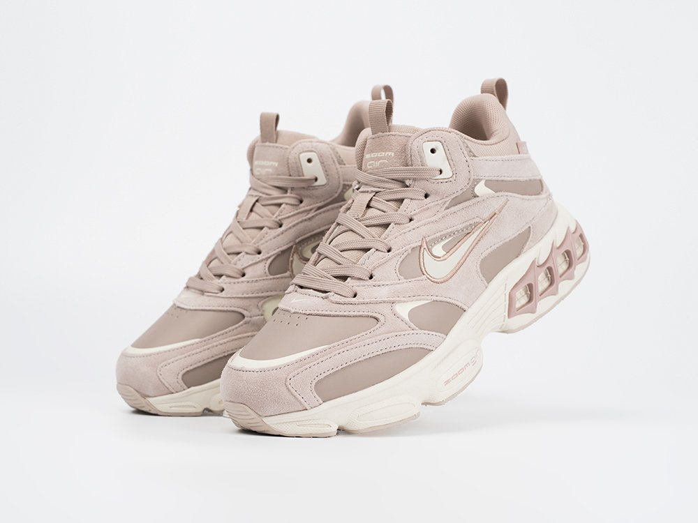 Nike Zoom Air Fire High WMNS бежевые кожа женские (AR33370) - фото 2 Nike Zoom Air Fire High WMNS бежевые кожа женские (AR33370) - фото 2