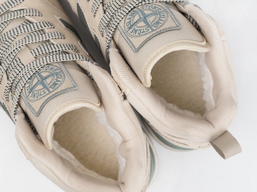 New Balance Stone Island x 574 Mid WMNS бежевые замша женские (AR33373) - фото 5 New Balance Stone Island x 574 Mid WMNS бежевые замша женские (AR33373) - фото 5