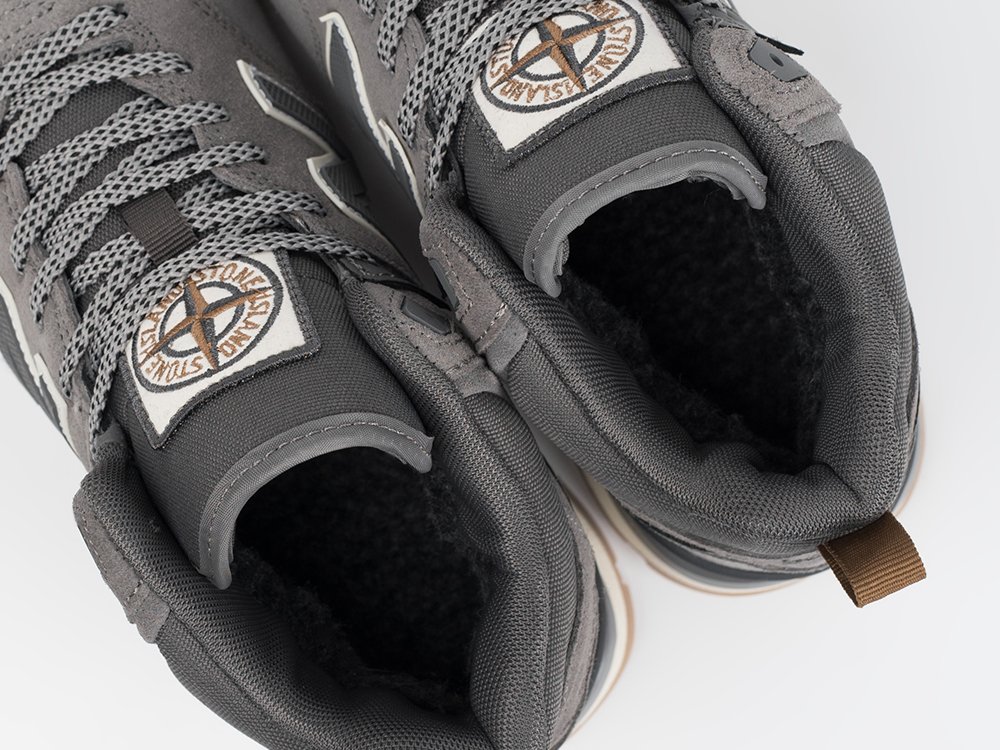 New Balance Stone Island x 574 Mid WMNS серые замша женские (AR33374) - фото 5 New Balance Stone Island x 574 Mid WMNS серые замша женские (AR33374) - фото 5