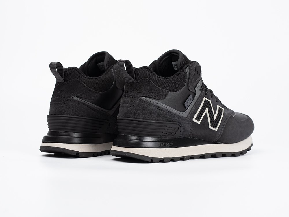 New Balance Stone Island x 574 Mid WMNS черные замша женские (AR33375) - фото 3