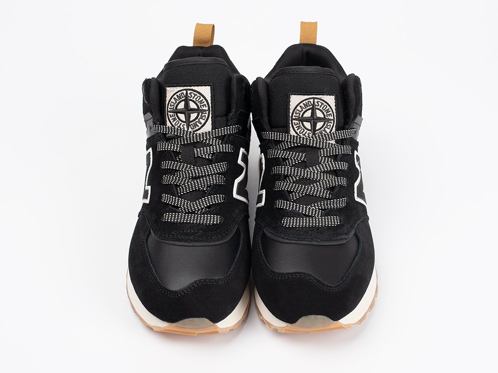 New Balance Stone Island x 574 Mid WMNS черные замша женские (AR33376) - фото 4 New Balance Stone Island x 574 Mid WMNS черные замша женские (AR33376) - фото 4