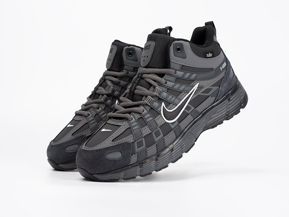 Nike P-6000 High серые текстиль мужские (AR33389) - фото 2