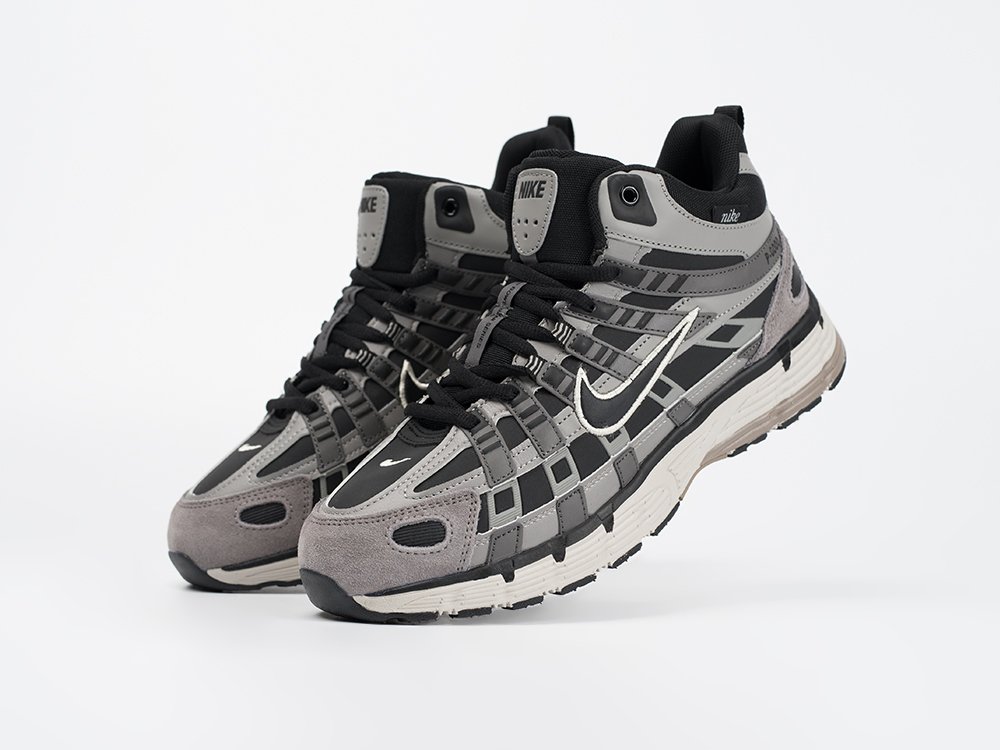 Nike P-6000 High серые текстиль мужские (AR33392) - фото 2