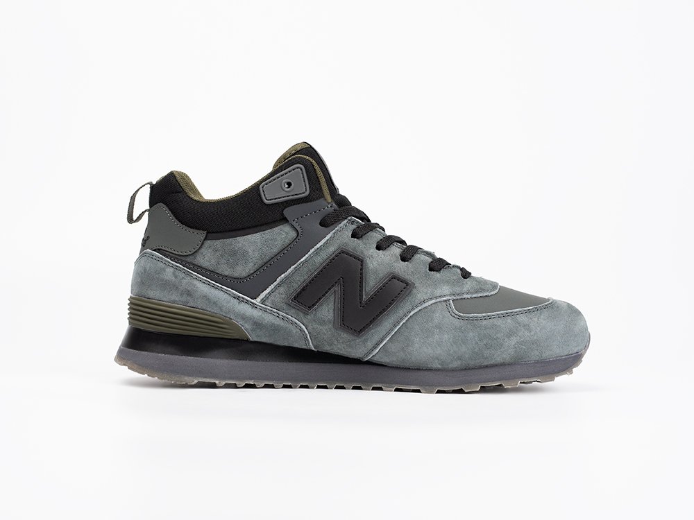 New Balance 574 Mid серые замша мужские (AR33402) - фото 3 New Balance 574 Mid серые замша мужские (AR33402) - фото 3