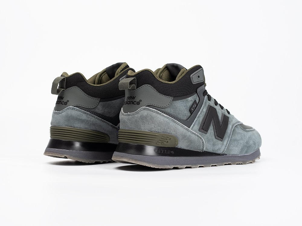 New Balance 574 Mid серые замша мужские (AR33402) - фото 4 New Balance 574 Mid серые замша мужские (AR33402) - фото 4