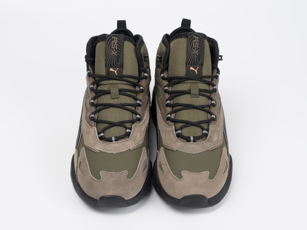 Puma RS-X Hi зеленые текстиль мужские (AR33412) - фото 4 Puma RS-X Hi зеленые текстиль мужские (AR33412) - фото 4