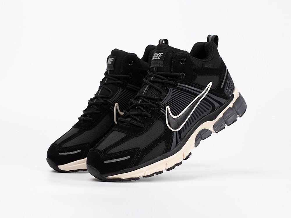 Nike Air Zoom Vomero 5 Mid WMNS черные текстиль женские (AR33422) - фото 2