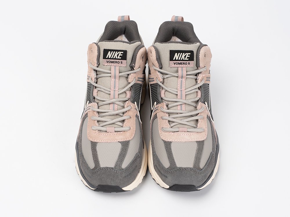 Nike Air Zoom Vomero 5 Mid WMNS серые текстиль женские (AR33424) - фото 6 Nike Air Zoom Vomero 5 Mid WMNS серые текстиль женские (AR33424) - фото 6