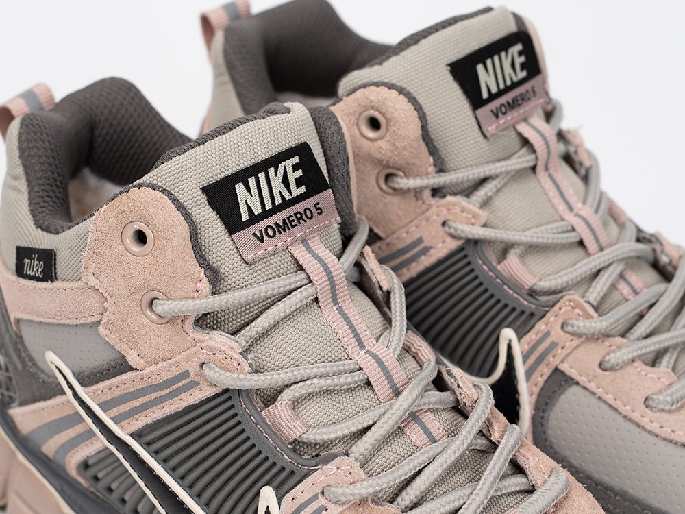 Nike Air Zoom Vomero 5 Mid WMNS серые текстиль женские (AR33424) - фото 7 Nike Air Zoom Vomero 5 Mid WMNS серые текстиль женские (AR33424) - фото 7