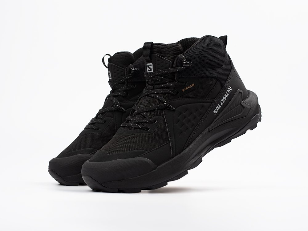 Salomon ELIXIR MID GTX черные текстиль мужские (AR33469) - фото 2 Salomon ELIXIR MID GTX черные текстиль мужские (AR33469) - фото 2