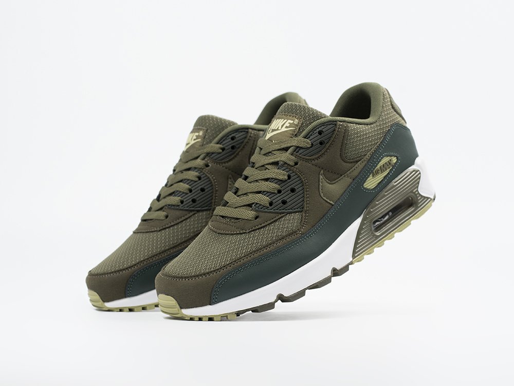 Nike Air Max 90 зеленые текстиль мужские (AR33476) - фото 2