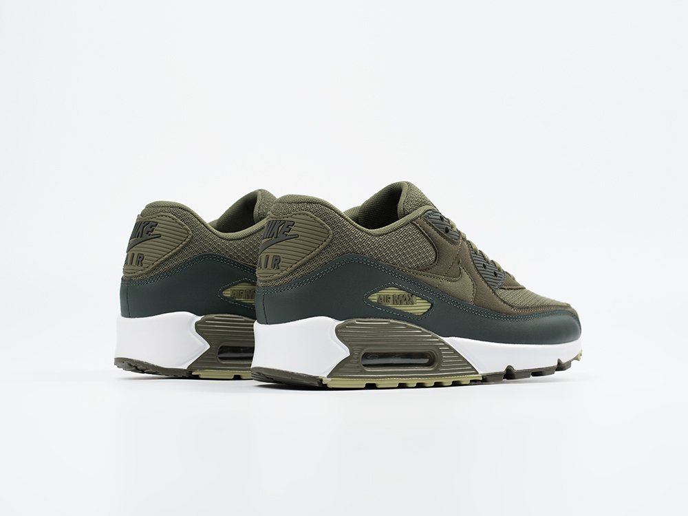 Nike Air Max 90 зеленые текстиль мужские (AR33476) - фото 3