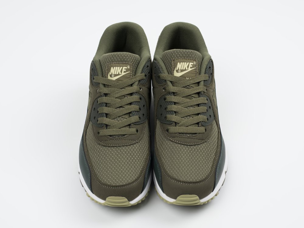 Nike Air Max 90 зеленые текстиль мужские (AR33476) - фото 4