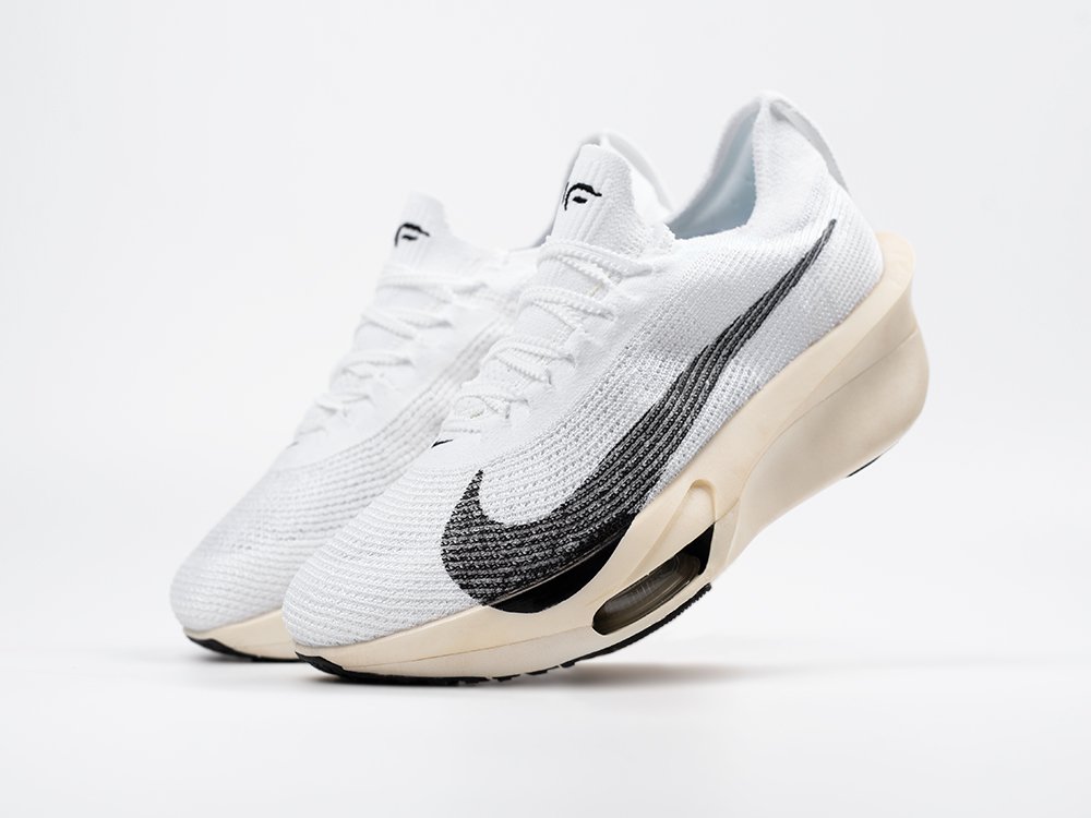 Nike Air Zoom Alphafly Next% 3 белые текстиль мужские (AR33481) - фото 2 Nike Air Zoom Alphafly Next% 3 белые текстиль мужские (AR33481) - фото 2